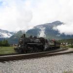 Skagway Ferry & Port Information. White Pass Railway Locomotive